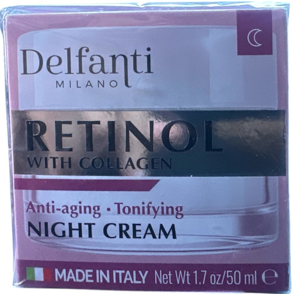 Delfanti Milan Retinol Collagen Night Cream 1.7oz – Anti-Aging
